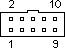 10 PIN internal connector