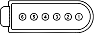 Lowrance serial connector (6PIN)
